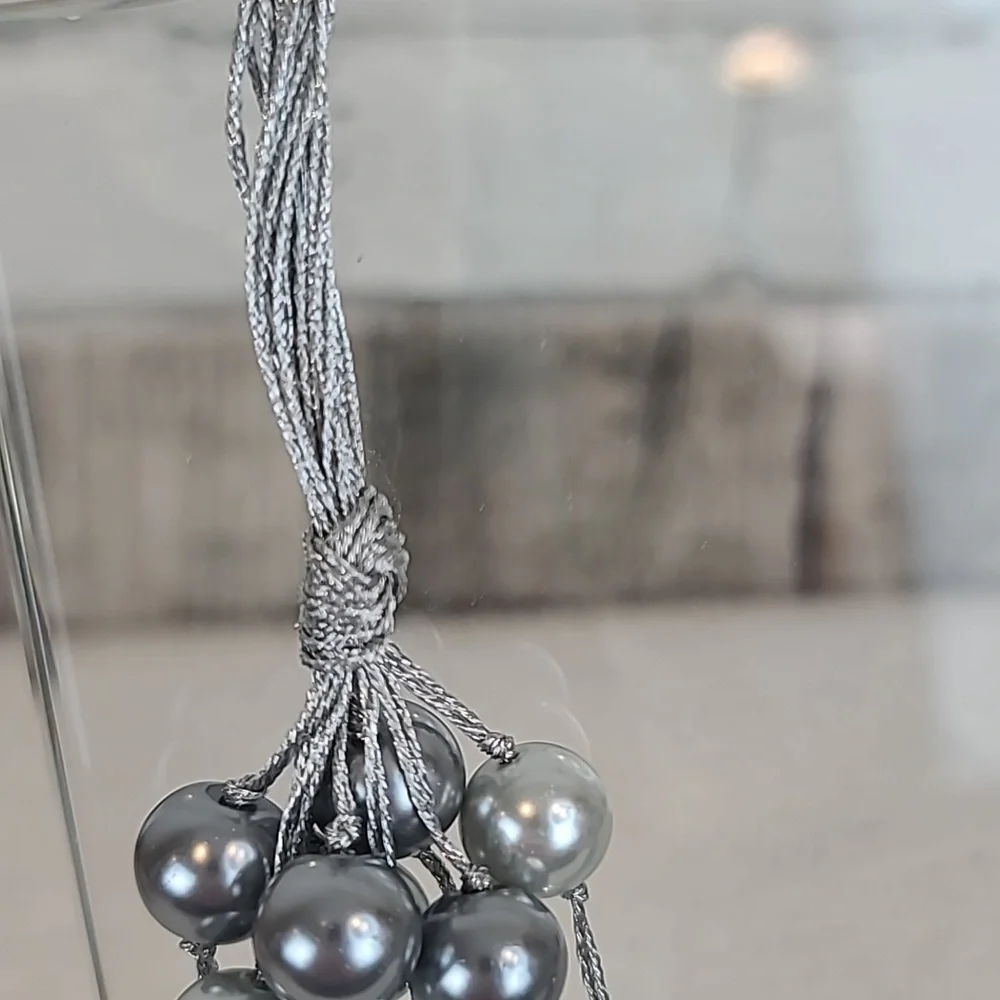 Gardenia Ltd Mixed Multi Strand Glass Pearl & Crystal Statement Necklace - NWT